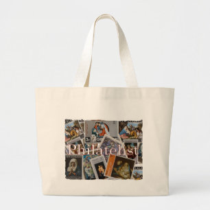 Briefmarkensammler 4 jumbo stoffbeutel