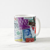 Briefmarkensammlung Kaffeetasse (VorderseiteRechts)