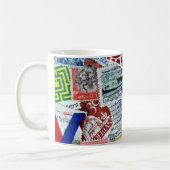Briefmarkensammlung Kaffeetasse (Links)