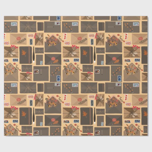Briefmuster Geschenkpapier (Flach)