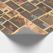 Briefmuster Geschenkpapier (Ecke)