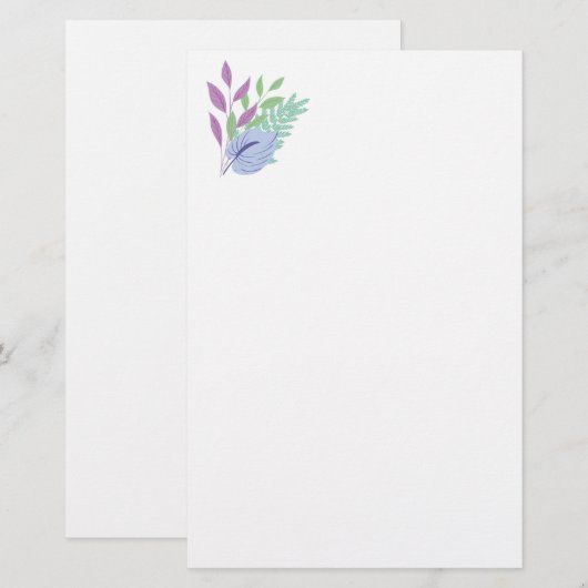 Briefpapier (Vorne/Hinten)