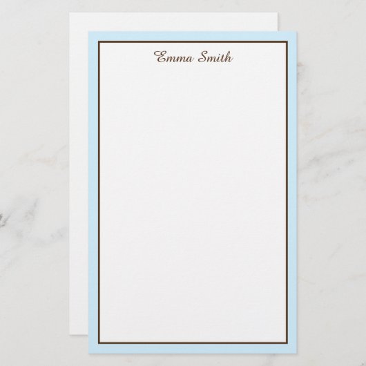 Briefpapier (Vorne/Hinten)