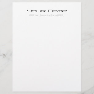 Briefpapier Basic Paper/ Weiß