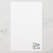 Briefpapier "der chinesischen Symbole" (Vorderseite)