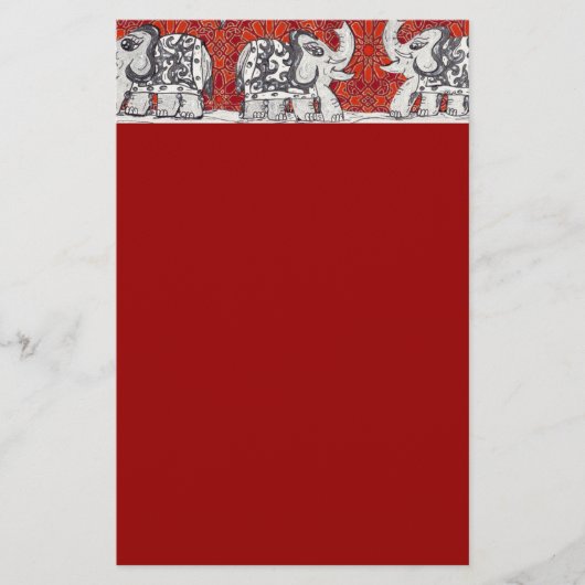 Briefpapier der Elefant-Parade-3 (Vorderseite)