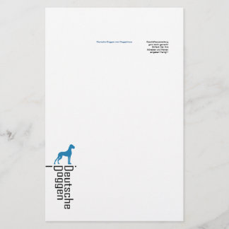 Briefpapier Deutsche Doggen