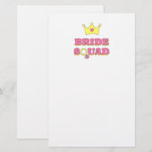 Briefpapier für Brautkommandos (Vorne/Hinten)
