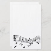 Briefpapier für Musikfreunde (Vorne/Hinten)