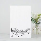 Briefpapier für Musikfreunde (Stehend Vorderseite)