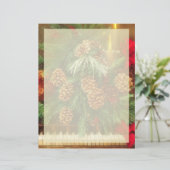 Briefpapier für Weihnachtspiano (Stehend Vorderseite)