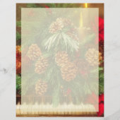 Briefpapier für Weihnachtspiano (Vorderseite)