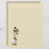 Briefpapier mit Eukalyptus Tree (Vorne/Hinten)