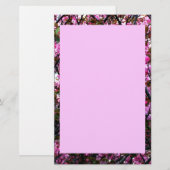Briefpapier mit Kirschblüten-Foto (Vorne/Hinten)