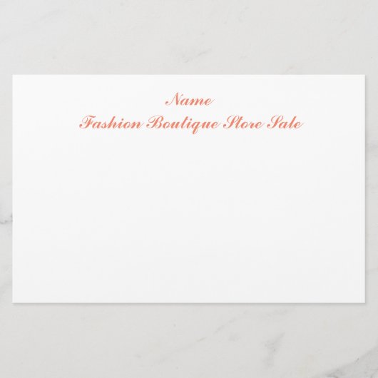 Briefpapier-Papier Briefpapier (Vorderseite)