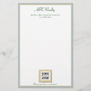 Briefpapier-Schablone ABC-Grundstück Briefpapier