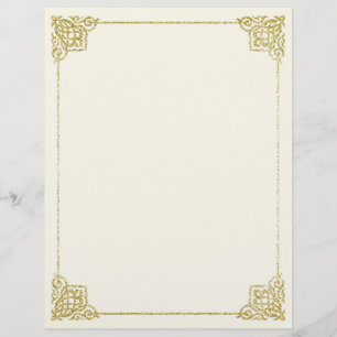 Briefpapier Schreibpapier 8,5x11 Elegant