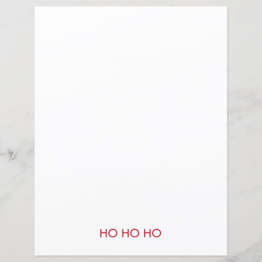 Briefpapier von Santa & Mrs. Claus (Rückseite)