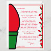 Briefpapier von Santa & Mrs. Claus (Vorne/Hinten)