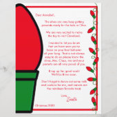 Briefpapier von Santa & Mrs. Claus (Vorderseite)