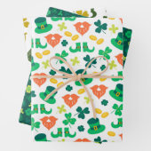 Briefpapier zum St. Patty's Day Geschenkpapier Set (Beispiel)