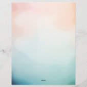 Briefpapier zum Thema Seeblick (Rückseite)