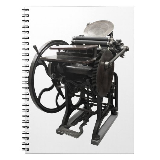 Briefpresse 1888 Notebook Notizblock (Vorderseite)