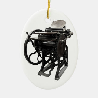 Briefpresse 1888 ovales Ornament