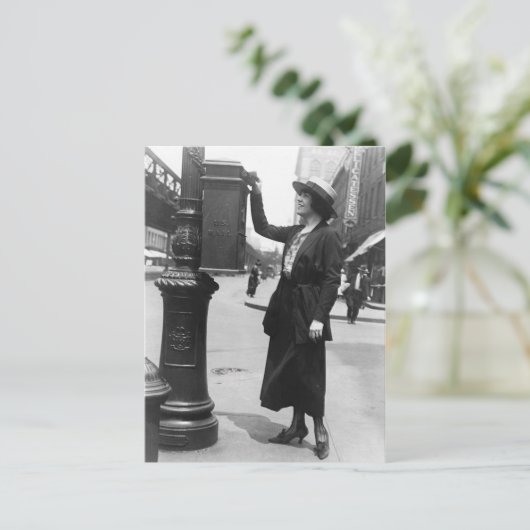 Briefsendung in New York City Postkarte (Stehend Vorderseite)