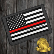 Brieftasche mit dünner Roter Linie, amerikanischer