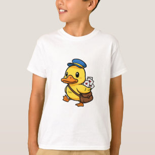 Briefträger Entlein Postdienst Kinder T-Shirt