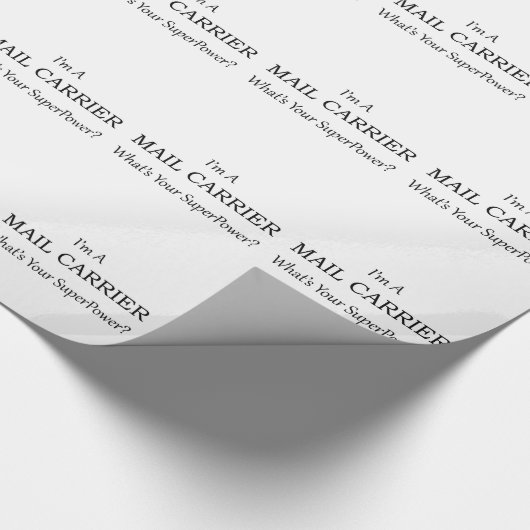 BRIEFTRÄGER GESCHENKPAPIER (Ecke)