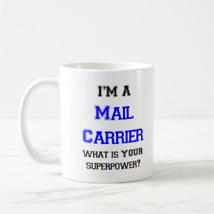 Briefträger Kaffeetasse