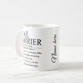 Briefträger Kaffeetasse (Vorderseite Links)