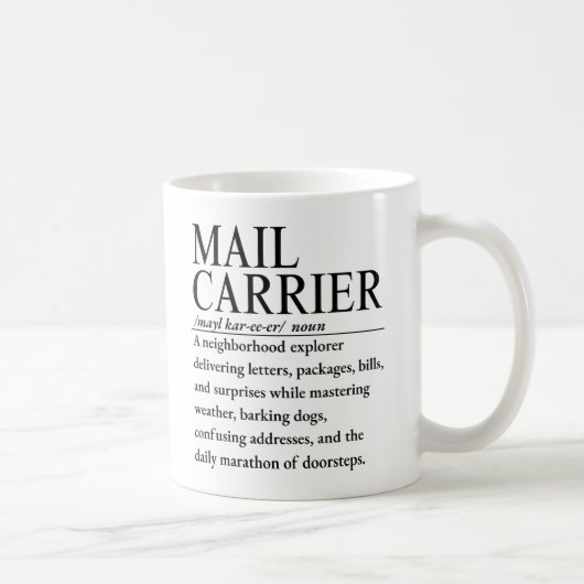 Briefträger Kaffeetasse (Rechts)