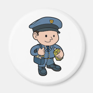 Briefträger oder Post-Man Magnet