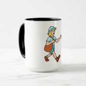 Briefträger Tasse (Vorderseite Links)