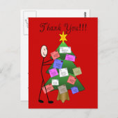 Briefträger Vielen Dank Karten (Vorne/Hinten)