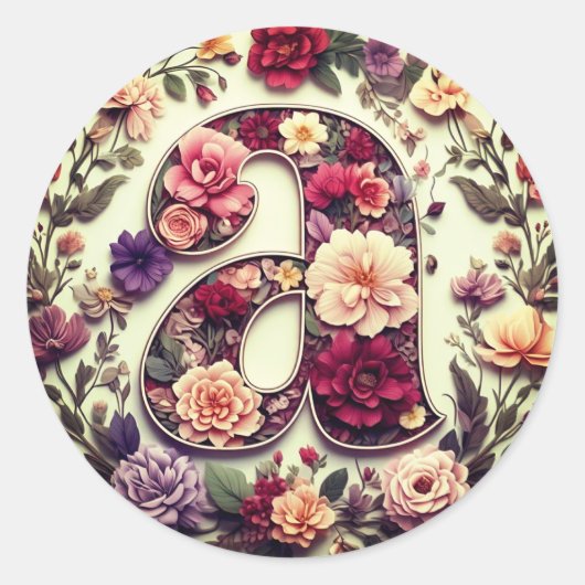 Briefumschlag A Runder Aufkleber (Vorderseite)