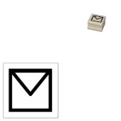Briefumschlag Gummistempel (Stempel)