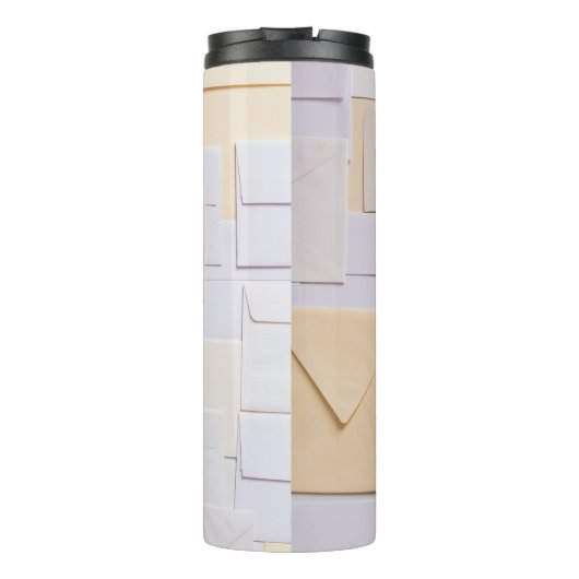 Briefumschlag Thermosbecher (Rückseite)