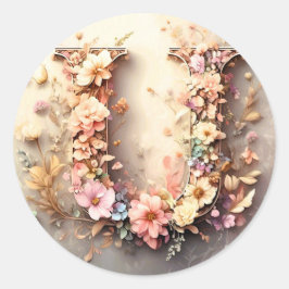 Briefumschlag U Runder Aufkleber