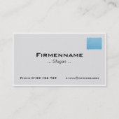 Briefumschlag Visitenkarte (Rückseite)