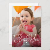 Briefwechsel Flat Vielen Dank Note Card Einladung (Vorne/Hinten)