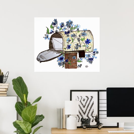 Briefzustellung Postfach Art Poster (Heimbüro)