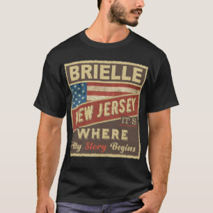 BRIELLE, NJ Hier beginnt meine Geschichte T-Shirt