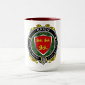 Brien/Bryan Irish Shield Combo Tasse 15oz (Zentrum)