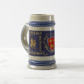 Brien/Bryan Irish Shield Griffin Stein Bierglas (Vorderseite Links)