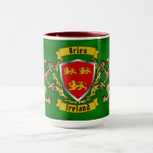 Brien/Bryan Irish Shield & Griffins Personalisiert Tasse (Zentrum)