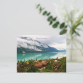 Brienz Schweiz & Brienzersee Postkarte (Stehend Vorderseite)